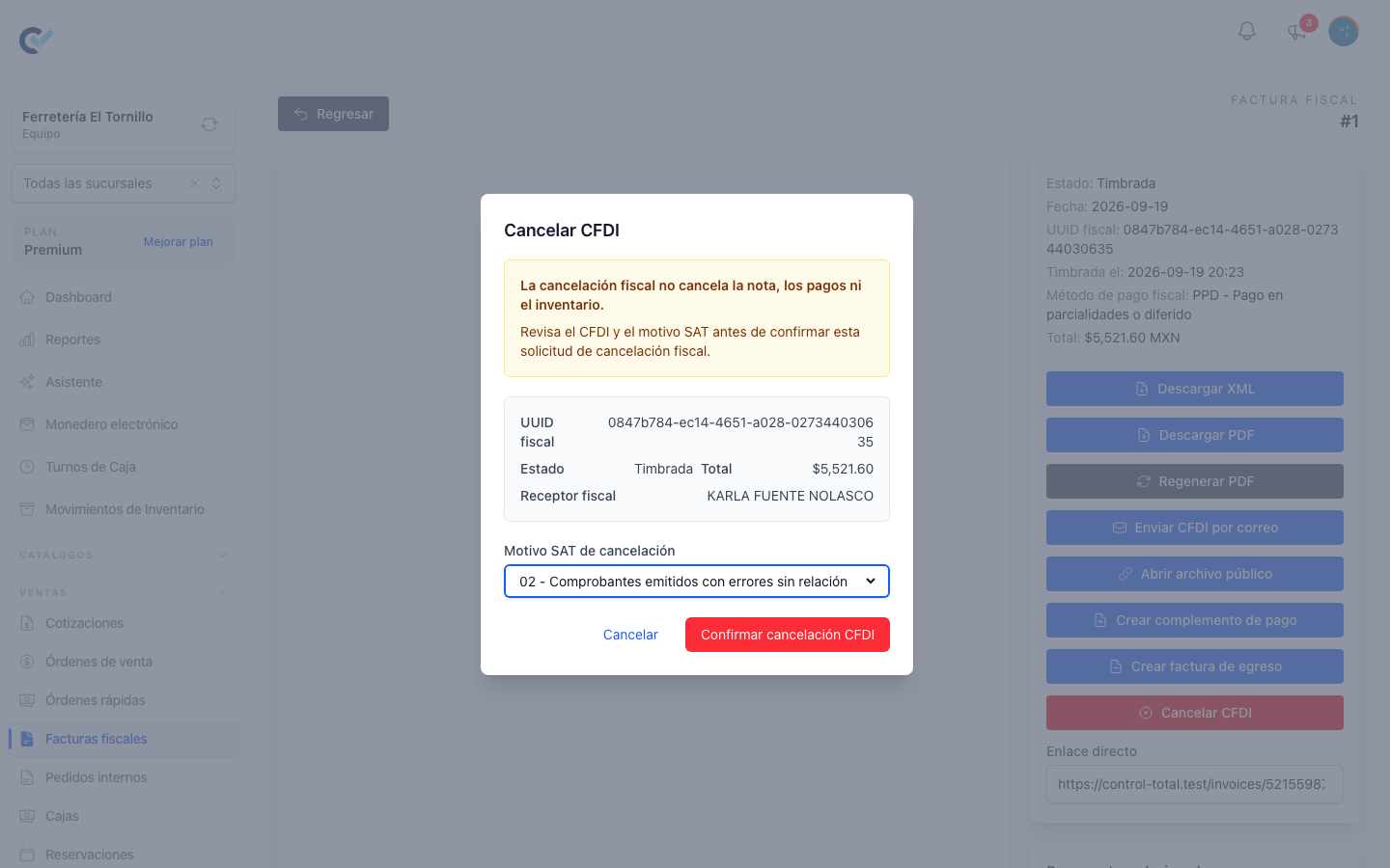 The cancellation window, with the SAT reason