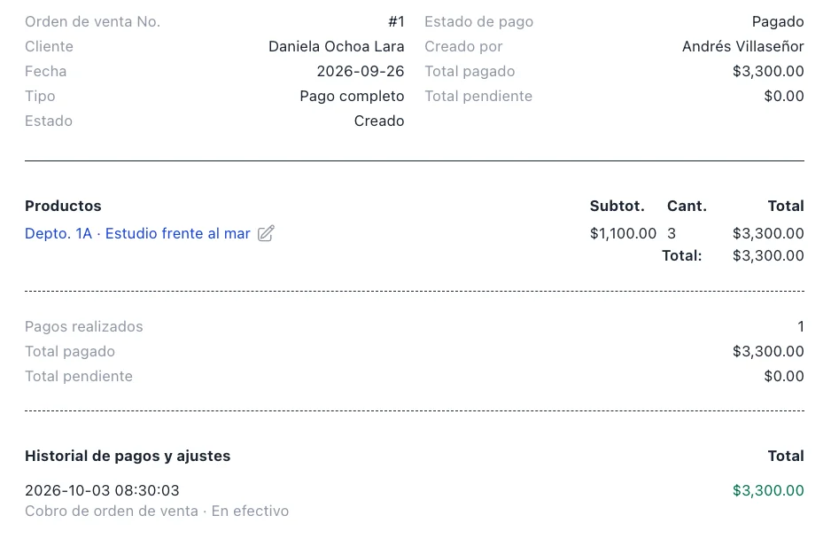 Charge the stay like any other sale
