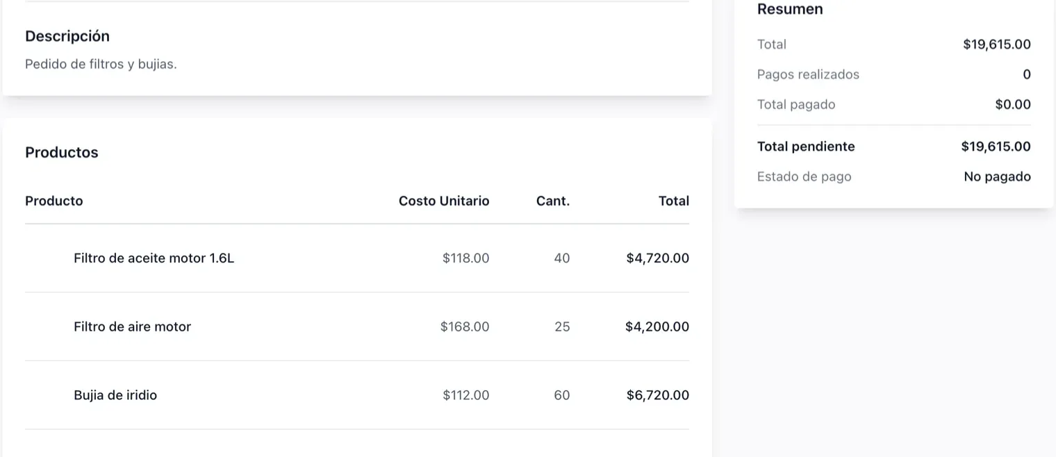 Buy from your suppliers and know what it cost you