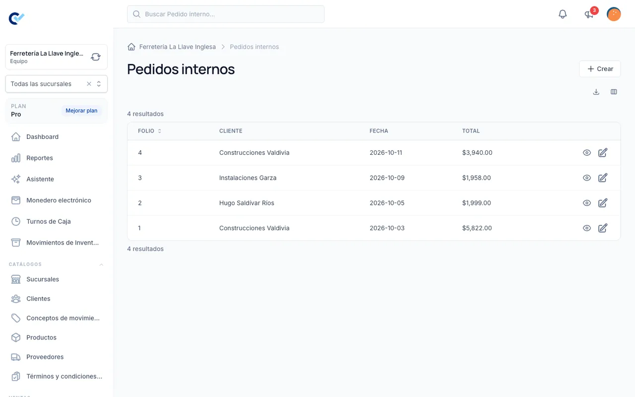 Orden Interna